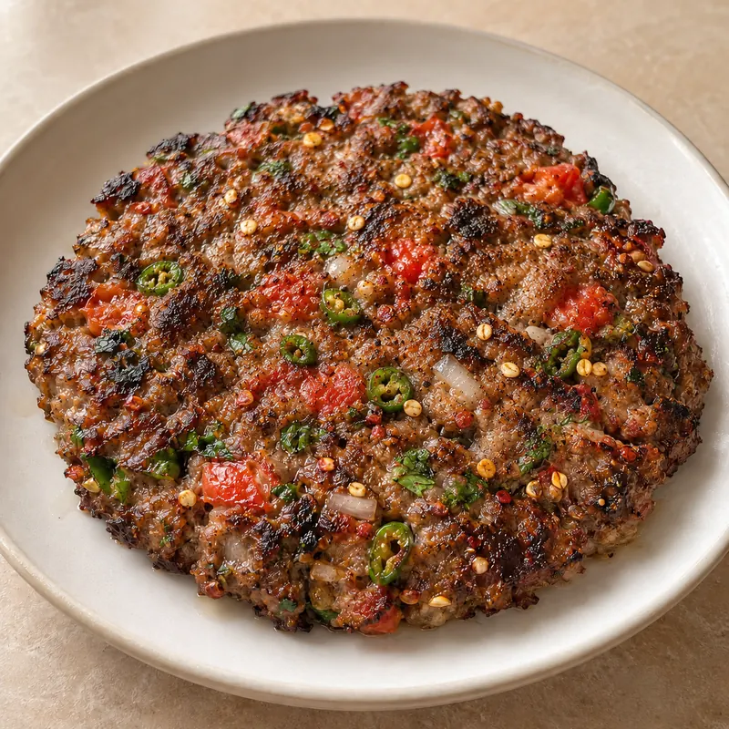Chapli Kabab Beef With Egg (1 pc)