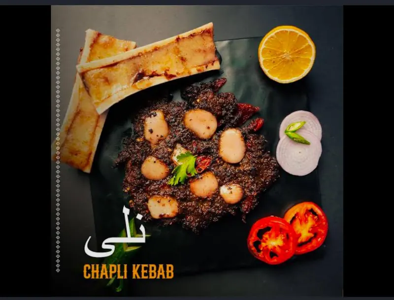 Chapli Kabab Beef With Nalli (1 pc)